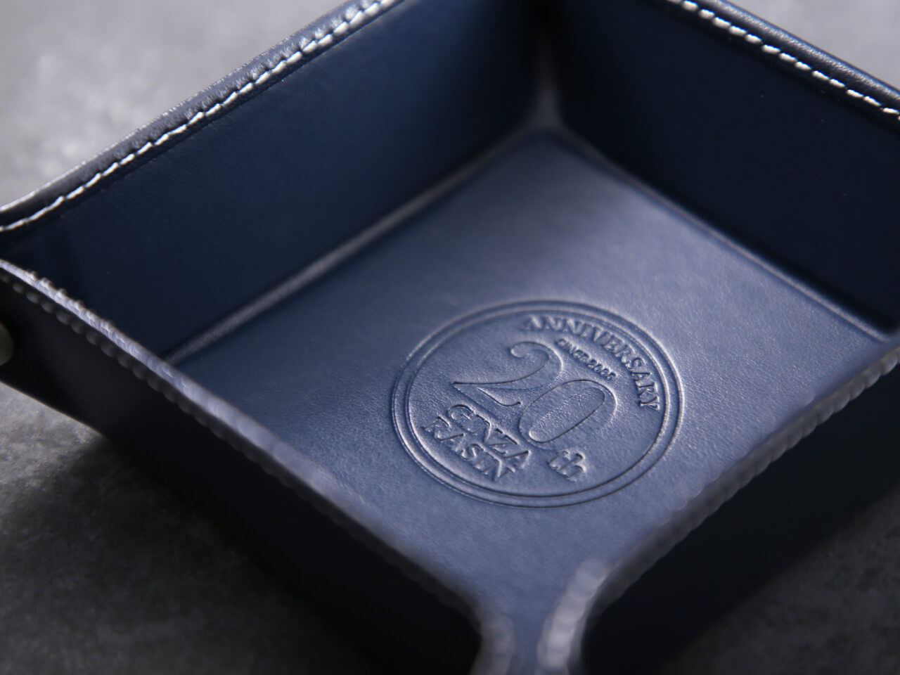 First of the special trays featuring the GINZA RASIN 20th anniversary logo.