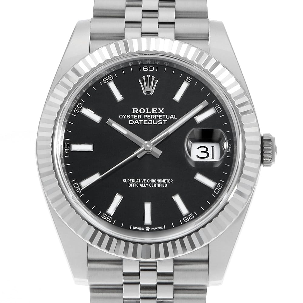 Rolex Datejust 41 126334 Black Bar Jubilee bracelet